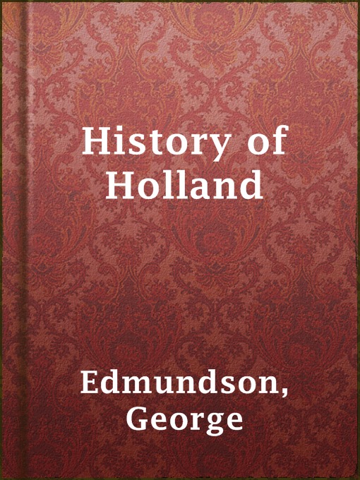 Cover image for History of Holland